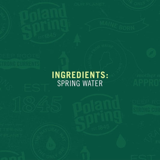Poland Spring Maine Spring Water, 8 Fl Oz, 12-Pack Plastic Bottles