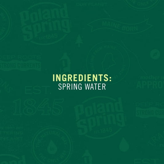 Poland Spring Maine Spring Water, 16.9 Fl Oz, 12-Pack Plastic Bottles