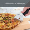 3in Ergonomic Lightweight Wheel Stainless Steel Pizza Cutter, Black