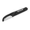 Professional Stainless Steel Euro Peeler with Black Handle