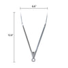 12 Inch Stainless Steel Locking Cooking Tongs with