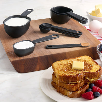 Measuring Cup and Spoon Set - Durable, Space Saving Kitchen Essential, Black 4.9 out of 5 stars (4.9)  167 ratings 8-Piece