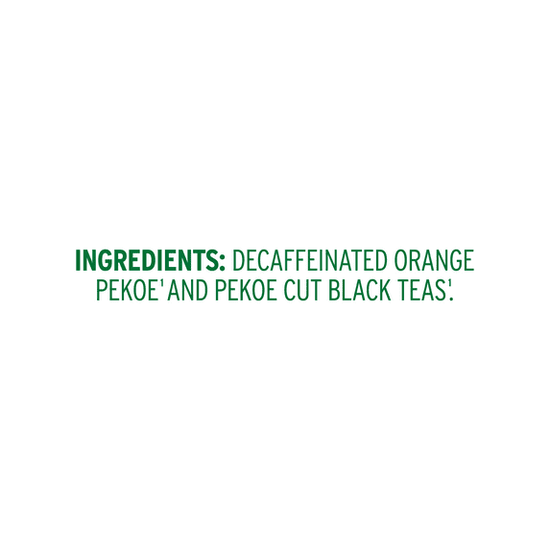 Luzianne Decaffeinated Black Iced Tea Bags, 48 Count