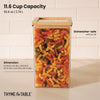 Pantry Storage Container with Bamboo Lid 11.6-Cup