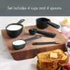 Measuring Cup and Spoon Set - Durable, Space Saving Kitchen Essential, Black 4.9 out of 5 stars (4.9)  167 ratings 8-Piece
