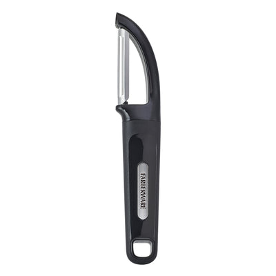 Professional Stainless Steel Euro Peeler with Black Handle