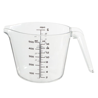Spout Plastic Measuring Cup, Clear  2-Cup Large