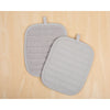 Pot Holders, Silver, 7 in x 9 in 2-Pack