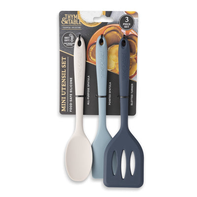Thyme & Table Silicone Mini Kitchen Utensil Set, 3 Pieces