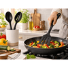 Nylon Kitchen Utensil Set, 3 Piece, Black, Non-Stick Cookware Compatible